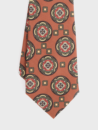 CORBATA PRINTED NARANJA