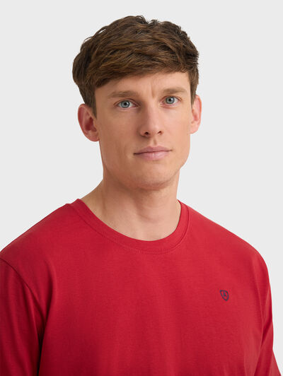 CAMISETA BASICA ROJO