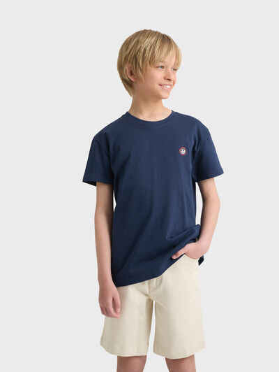 CAMISETA HAPPINESS KIDS AZUL MARINO