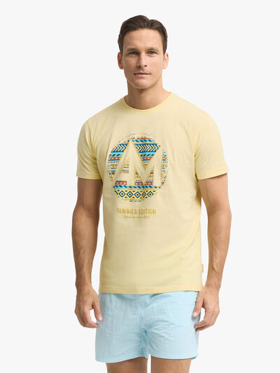 CAMISETA TEXTURE AMARILLO