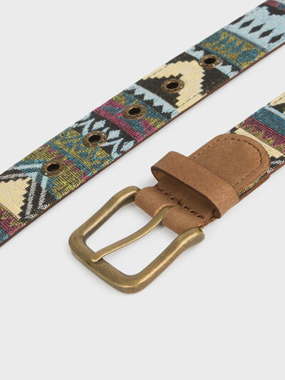 CINTURON ETNICO CUSCO MARR&Oacute;N