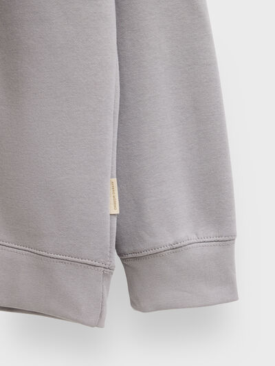 SUDADERA CONTRAST GRIS