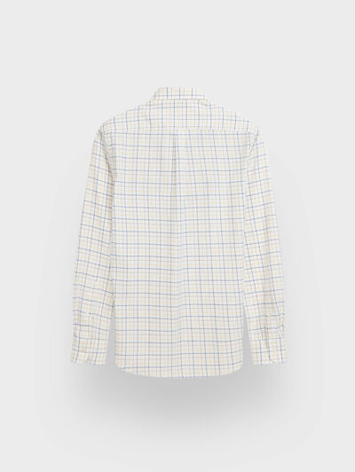 CAMISA FLANNEL CHECKS AZUL