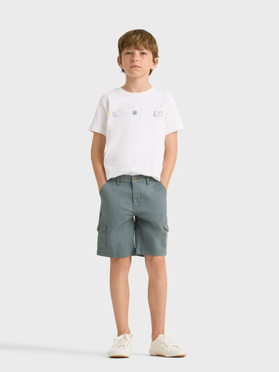 BERMUDA CARGO KIDS AZUL
