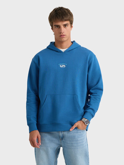 SUDADERA BREAK AZUL
