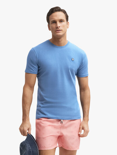 CAMISETA PATCH AZUL
