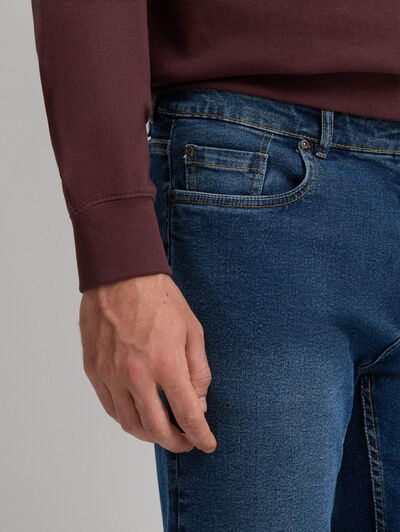 DENIM LUCKY SLIM AZUL MARINO