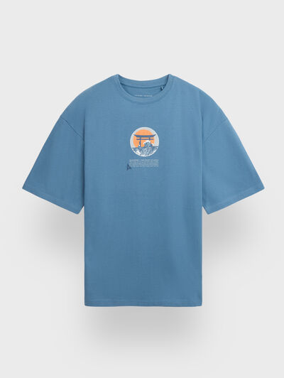 CAMISETA SAKURA AZUL