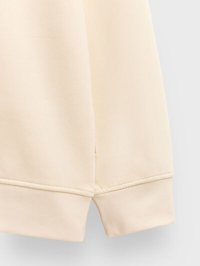 SUDADERA AFFINITY BEIGE