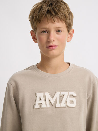SUDADERA OFFICIAL KIDS CAMEL