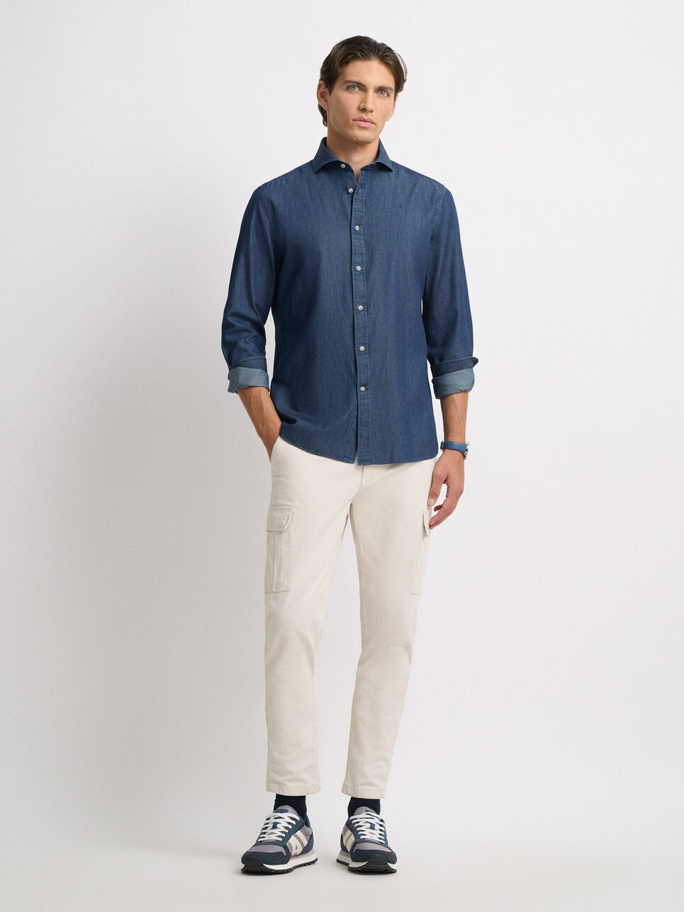 CAMISA DENIM TIE
