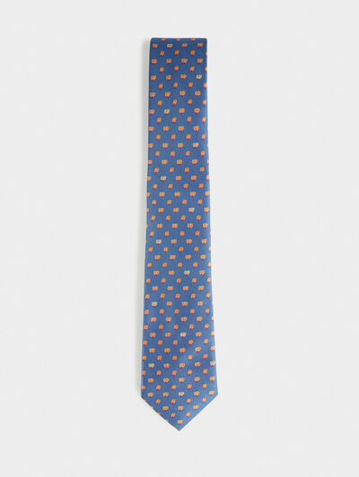 CORBATA JACQUARD MF AZUL
