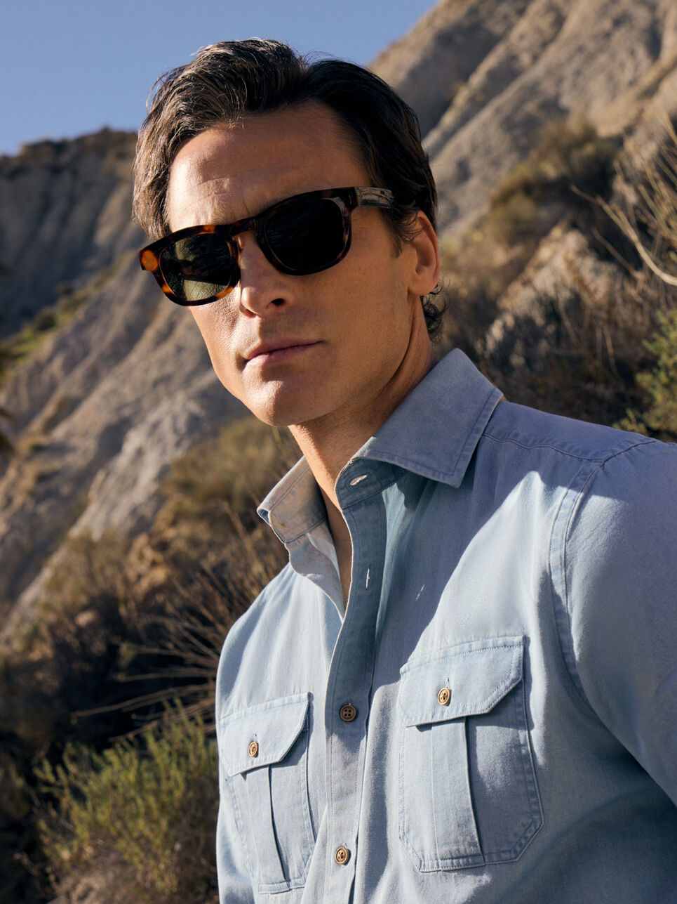 CAMISA DENIM BOLSILLOS