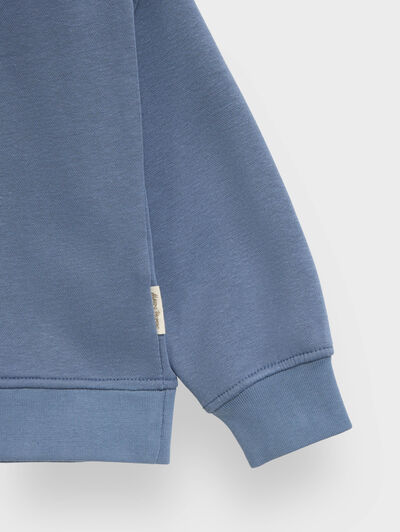 SUDADERA BASICA KIDS AZUL