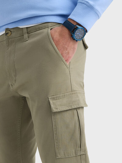 PANTALON CARGO ELVIS VERDE