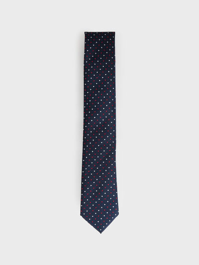 CORBATA JACQUARD MF KIDS AZUL MARINO