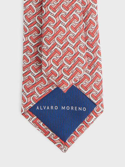 CORBATA PRINTED CORAL