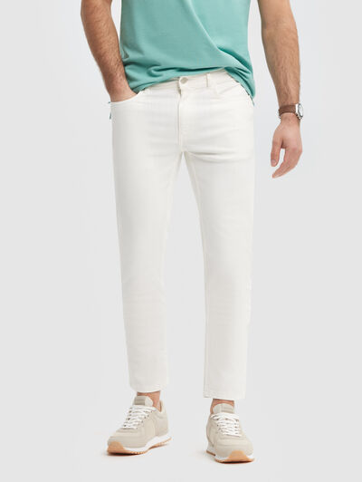 PANTALON DENIM MATCH BLANCO