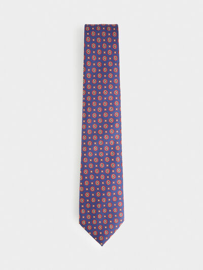 CORBATA JACQUARD MF AZUL