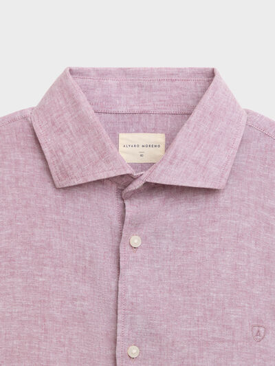 CAMISA LINO ALEX ROSA