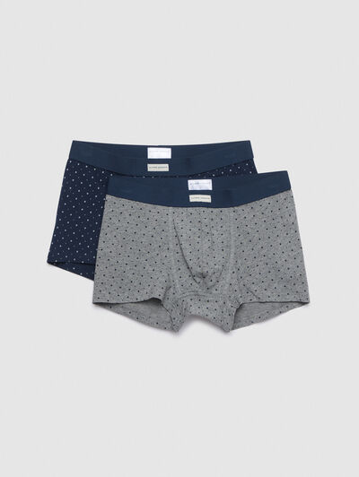 BOXER DOTS AZUL MARINO