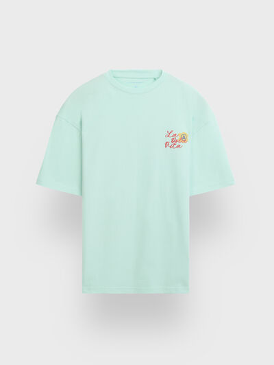 CAMISETA SEAL VERDE AGUA