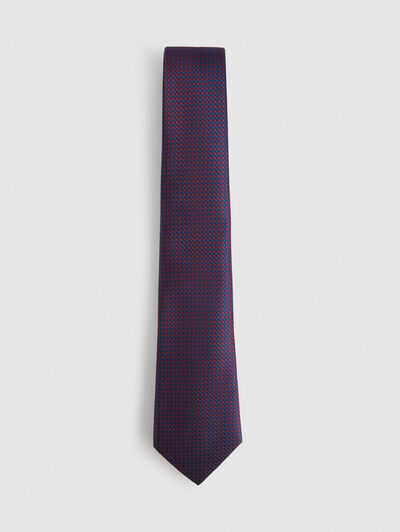 CORBATA JACQUARD MF BURDEOS