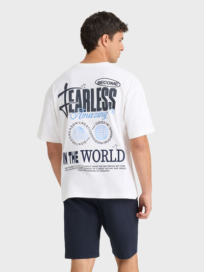 CAMISETA WORLD BLANCO