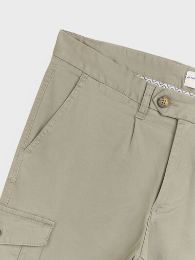 PANTALON CARGO VERDE