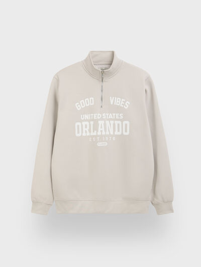 SUDADERA ORLANDO BEIGE