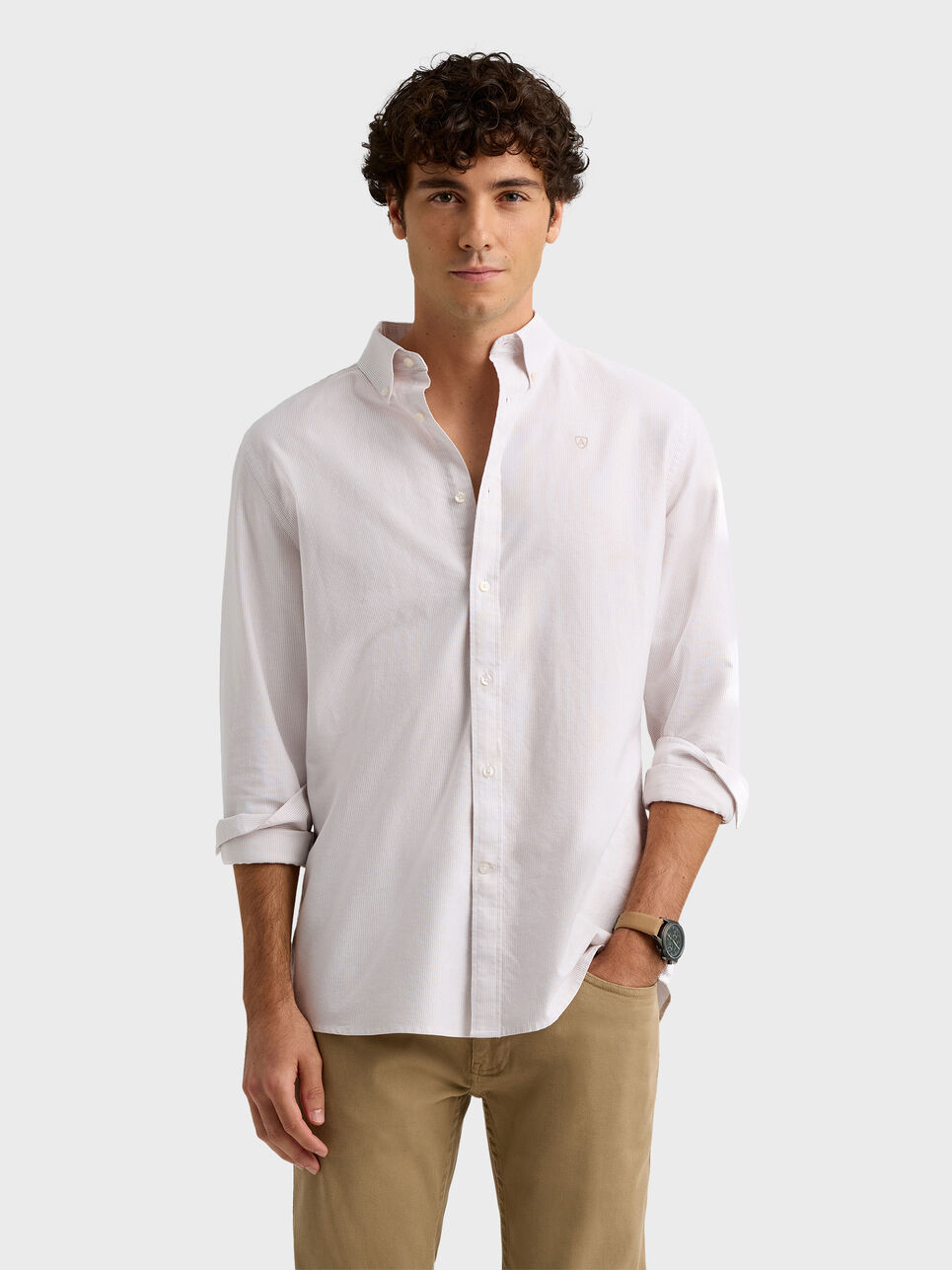 CAMISA OXFORD MIL RAYAS