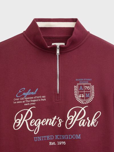 SUDADERA KINGDOM BURDEOS