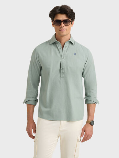 POLERA PANAMA DYE VERDE