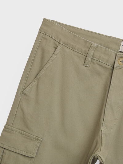 PANTALON CARGO ELVIS VERDE