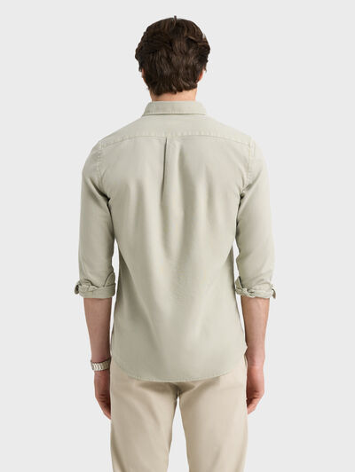 CAMISA OXFORD DYE VERDE