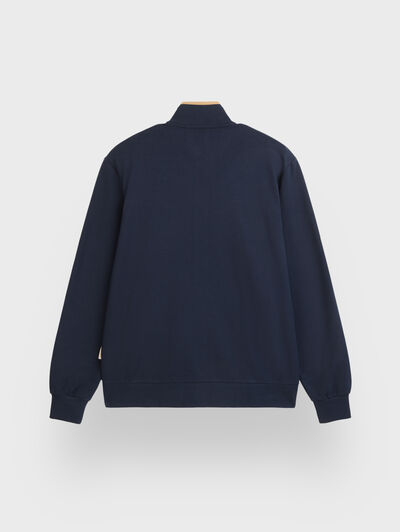 SUDADERA CONTRAST AZUL MARINO