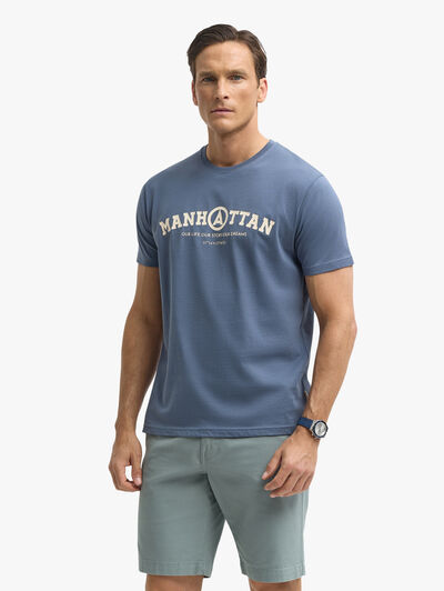 CAMISETA MANHATTAN AZUL MARINO