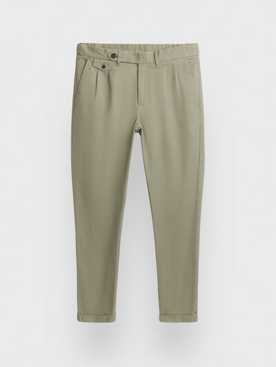 PANTALON CARROT VERDE