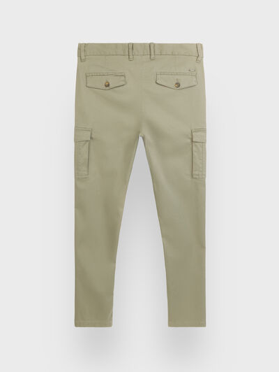 PANTALON CARGO VERDE