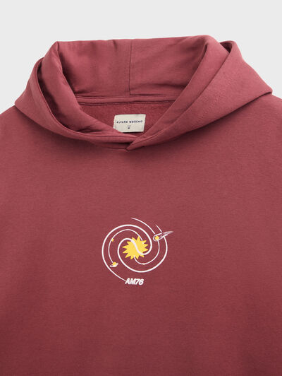 SUDADERA SIDERAL BURDEOS