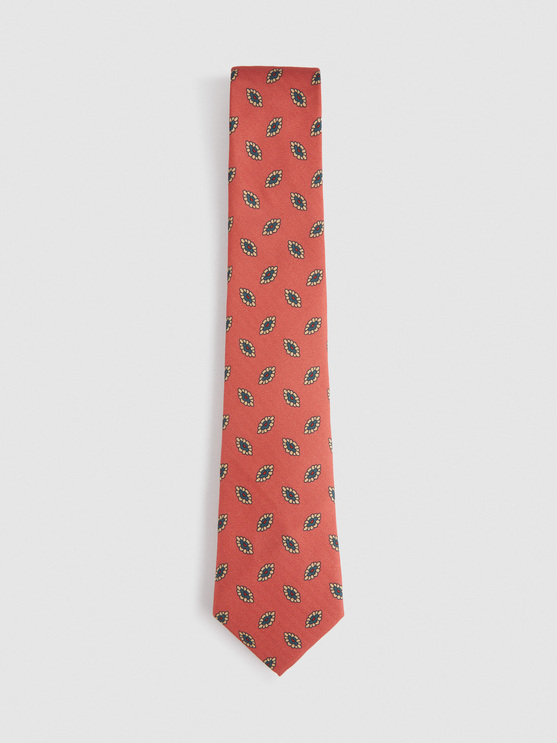 Camisa coral con corbata hotsell