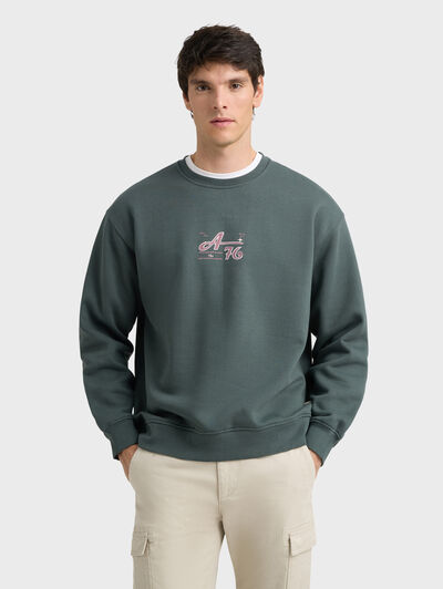 SUDADERA BELIEVE VERDE