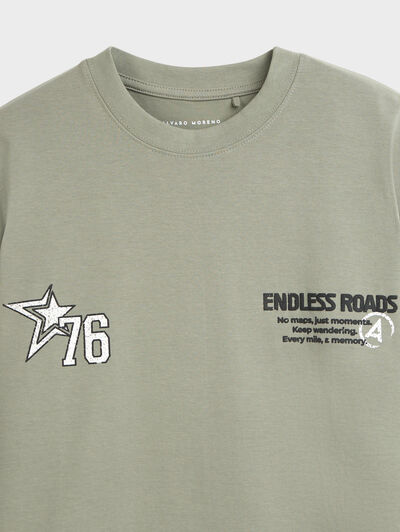 CAMISETA ROADS VERDE