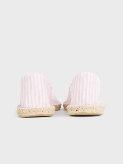 ESPADRILLES OXFORD STRIPES ROSA