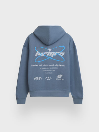 SUDADERA AUTHENTIC AZUL