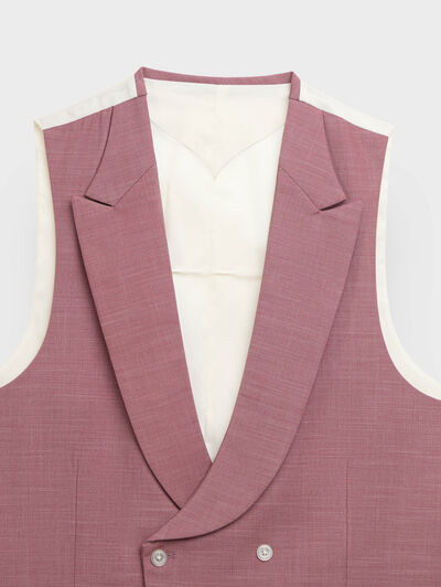 CHALECO PANAMA BURDEOS