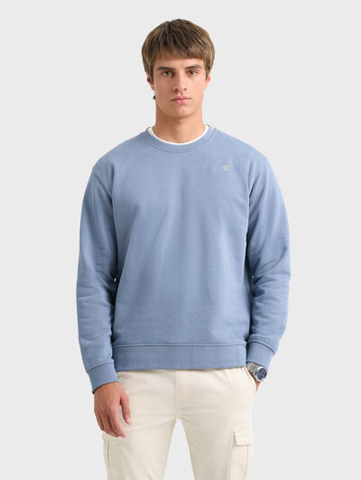 SUDADERA BASICA AZUL