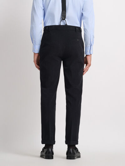 PANTALONES MICROPANA CAPO AZUL MARINO
