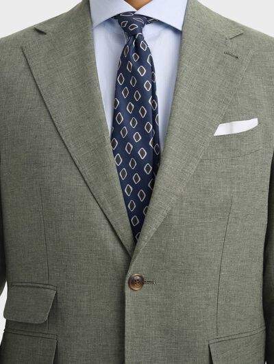 AMERICANA LINO FIL A FIL VERDE