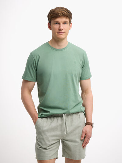 CAMISETA MELANGE VERDE